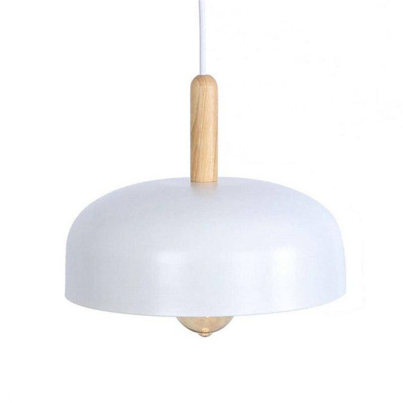 Suspension design LED en métal avec abat-jour arrondi Loft - vue 4 sur 6