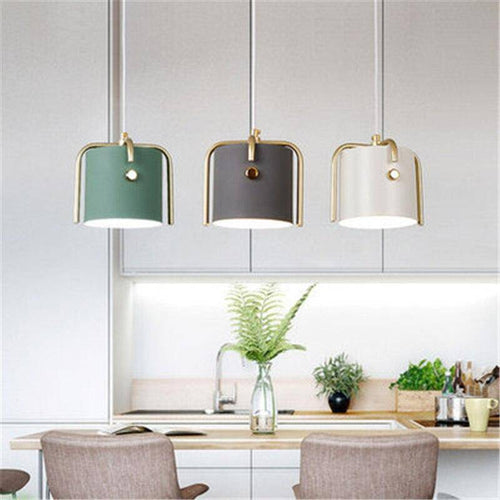 Suspension design à LED abat-jour métal coloré Kitchen - vue 3 sur 9