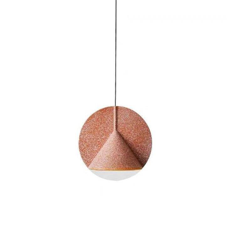 pendant light LED design with lampshade Creative colored disc