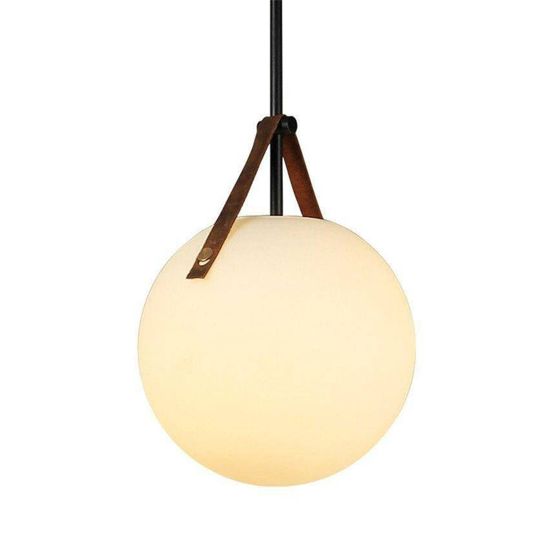 Suspension design LED avec boule en verre style Hang