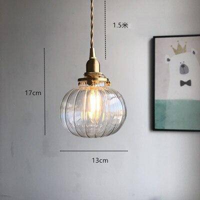 pendant light Jiamen style colored glass LED design