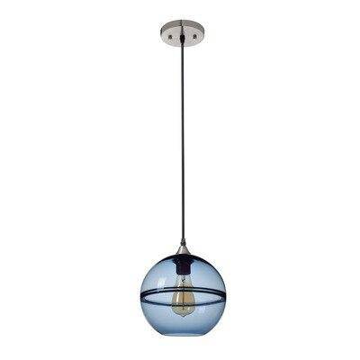 Suspension design LED avec boule en verre minimaliste Loft