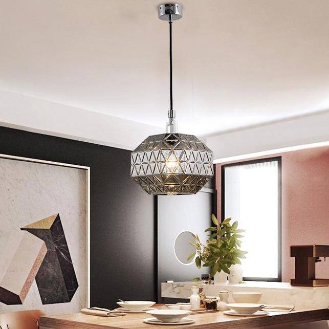 pendant light LED glass backlighting with Luxury patterns