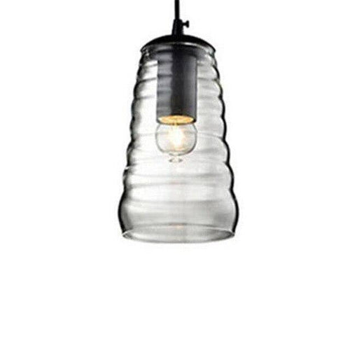 Suspension design LED avec abat-jour arrondi en verre Sola - vue 5 sur 9
