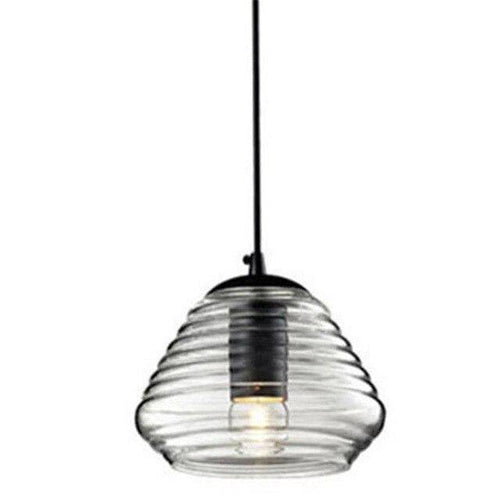 Suspension design LED avec abat-jour arrondi en verre Sola - vue 6 sur 9