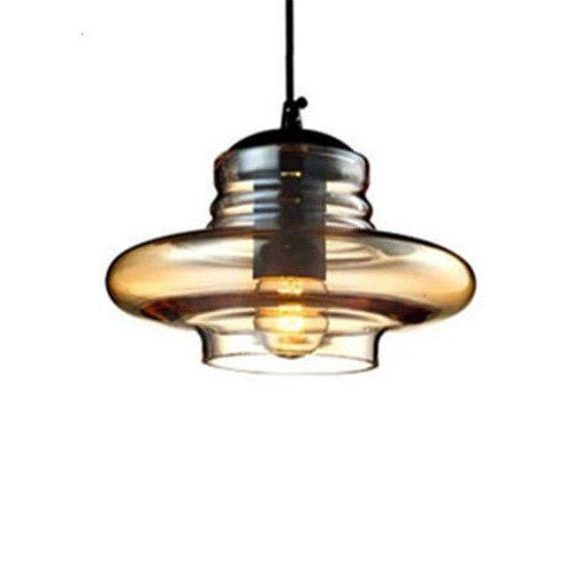 pendant light LED design with lampshade rounded glass Sola