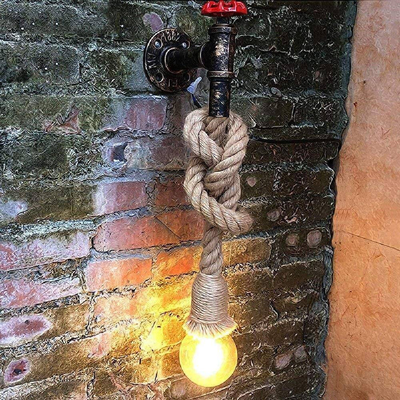wall lamp industrial LED wall with rope Wall