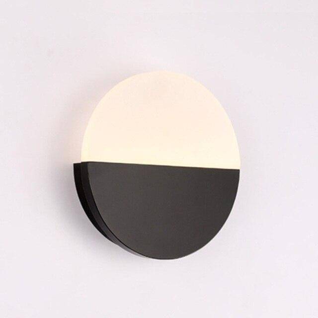 wall lamp Metal disc LED wall design Loft Home