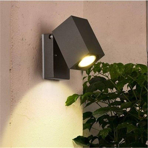 Lámpara de pared con foco cúbico regulable Simple