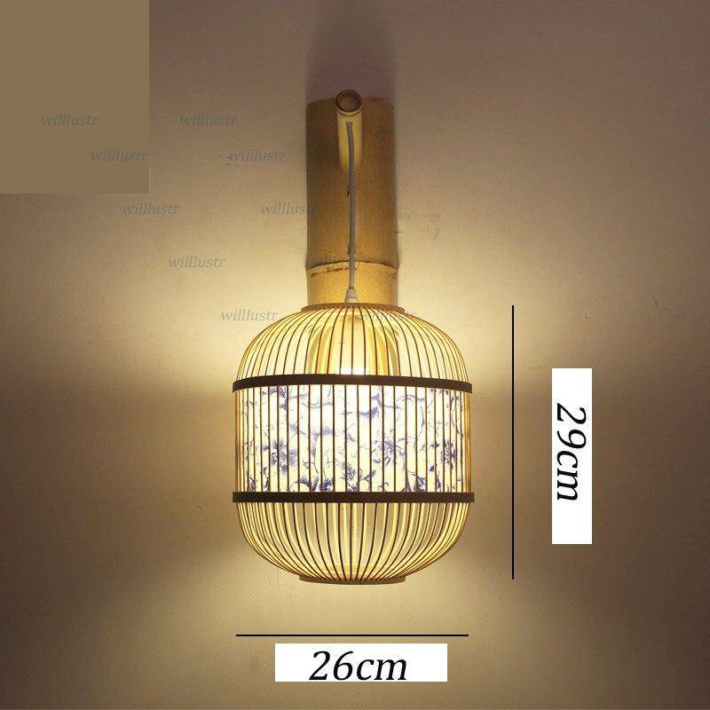 Applique suspendue en bambou style japonais Vintage - vue 5 sur 5