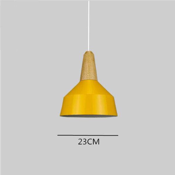 pendant light Colored conical LED of various shapes Art