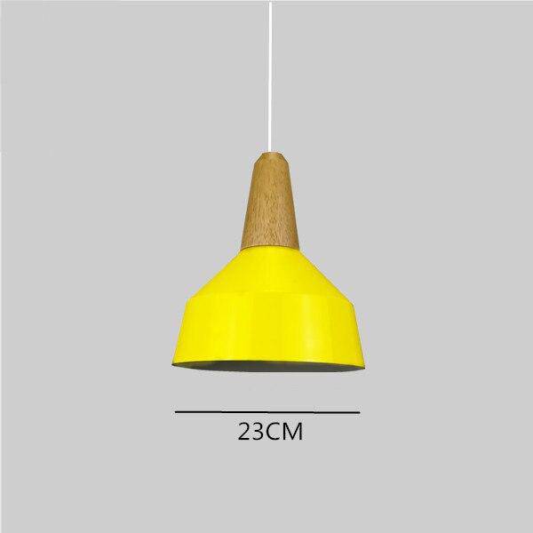 pendant light Colored conical LED of various shapes Art