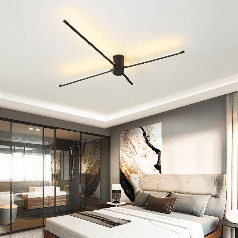 Plafonnier design avec plusieurs barres à LED Fashion