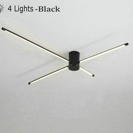 Plafonnier design avec plusieurs barres à LED Fashion