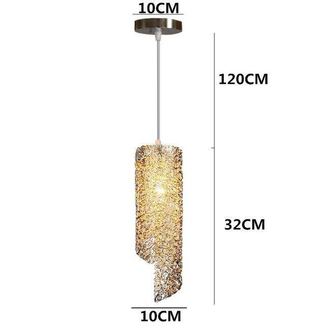 pendant light Cylindrical colored LED Home