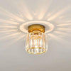 Round or square ceiling lamp in Luxury glass crystal