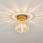 Round or square ceiling lamp in Luxury glass crystal