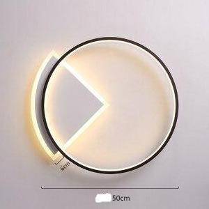 Plafonnier LED moderne rond Study - vue 6 sur 8