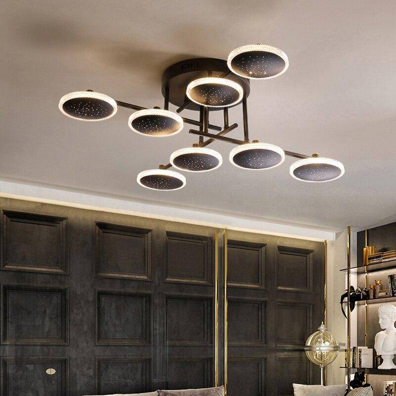 Plafonnier design avec plusieurs ronds LED Creative - vue 3 sur 10