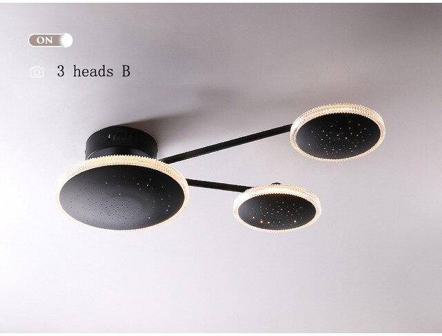 Plafonnier design avec plusieurs ronds LED Creative - vue 6 sur 10
