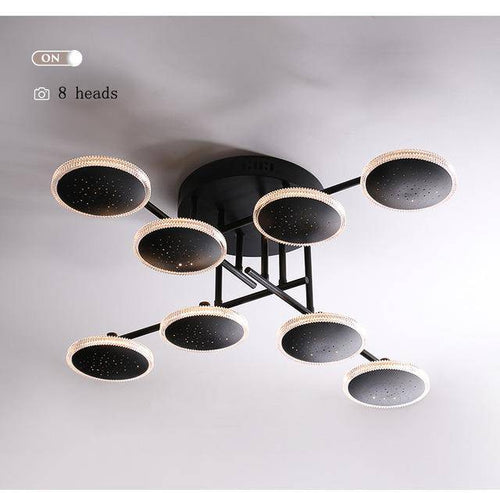 Plafonnier design avec plusieurs ronds LED Creative