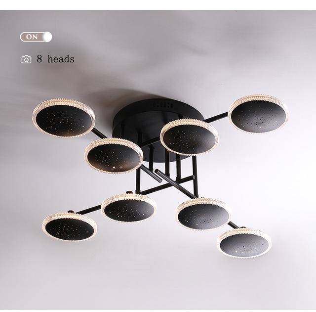Plafonnier design avec plusieurs ronds LED Creative - vue 8 sur 10