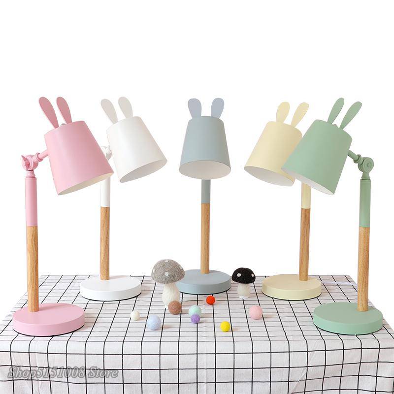 Lampe de bureau ou chevet colorée à oreilles de lapin Rabbit