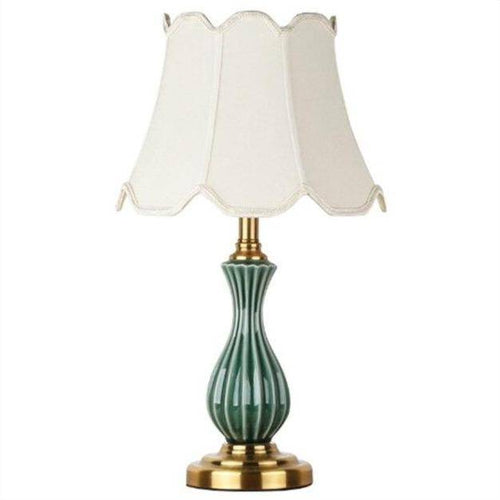 Lampe à poser en céramique LED avec abat-jour de plusieurs formes style Japonais - vue 7 sur 6