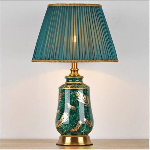 Lampe de chevet LED en céramique style japonais Dohia A