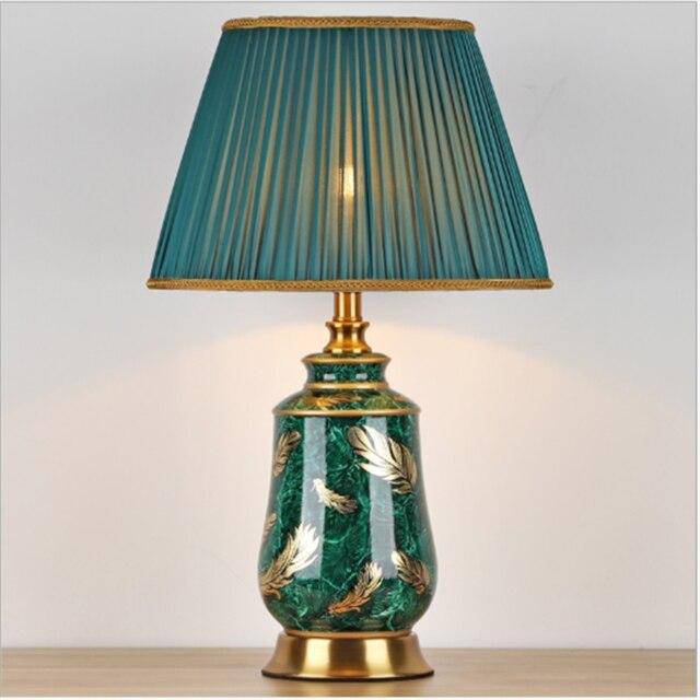Lampe de chevet LED en céramique style japonais Dohia A