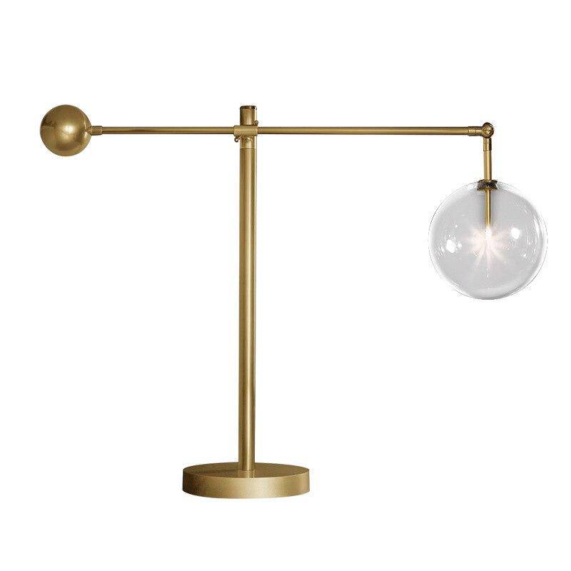 Lampe de bureau design ajustable doré Model - vue 6 sur 7