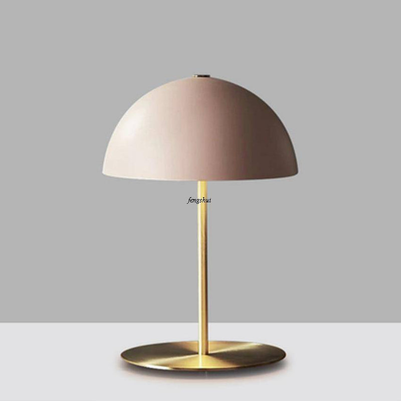 Modern gold LED bedside lamp