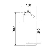 Lampe de bureau ou chevet à LED avec spot ajustable en aluminium