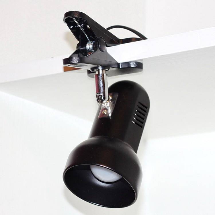 Lampe Spot LED à pince pour bureau et table de chevet