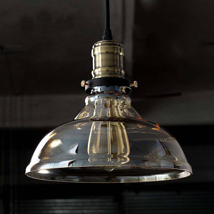 Suspension design en verre vintage retro Countryside - vue 3 sur 7