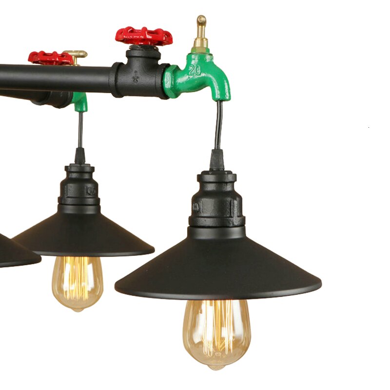 Lámpara de suspensión LED de estilo vintage con grifo Miffy
