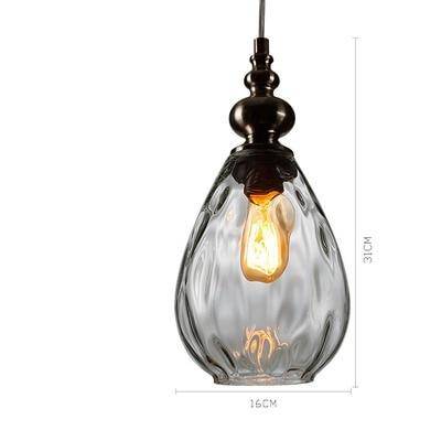 pendant light vintage colored glass Lampen