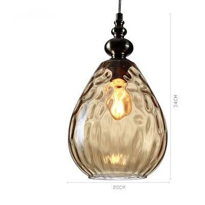 pendant light vintage colored glass Lampen