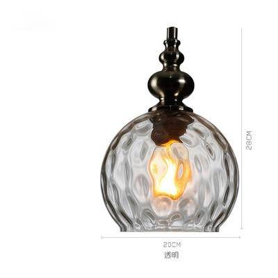 pendant light vintage colored glass Lampen