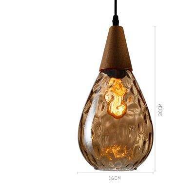 pendant light vintage colored glass Lampen