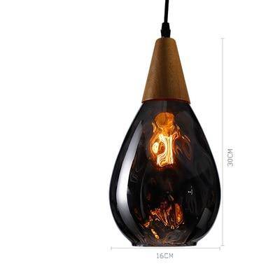 pendant light vintage colored glass Lampen