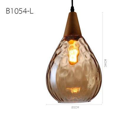 pendant light vintage colored glass Lampen