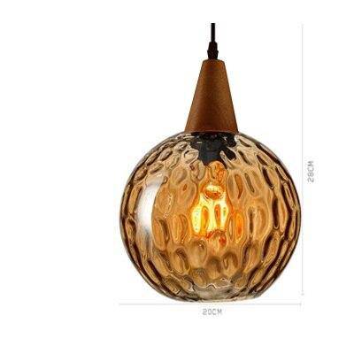 pendant light vintage colored glass Lampen