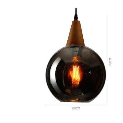 pendant light vintage colored glass Lampen