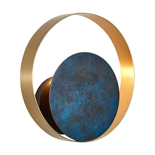 Applique murale design LED avec disque en métal doré Luxury - vue 8 sur 8