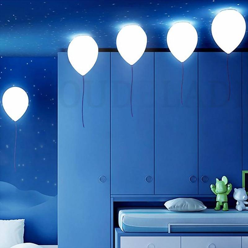 Plafonnier LED en forme de ballon enfant Modern
