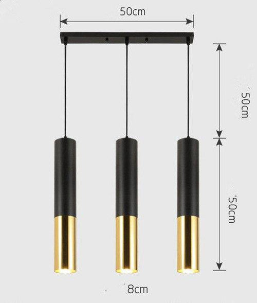 Suspension cylindrique tube chromé à LED Simplicity - vue 20 sur 22