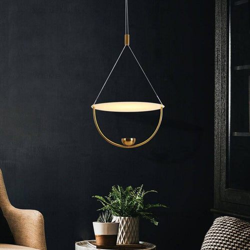 Lámpara de suspensión design LED dorado estilo Fly