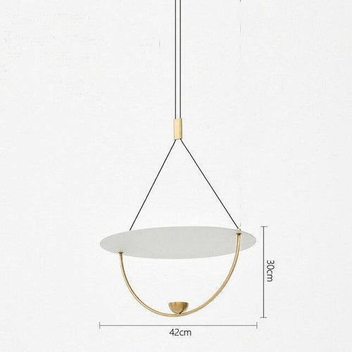 Suspension design LED dorée style Fly - vue 6 sur 6