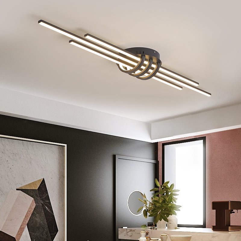 LED ceiling lamp with 3 light bars Arden